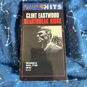 Clint Eastwood Heartbreak Ridge VHS Tape
